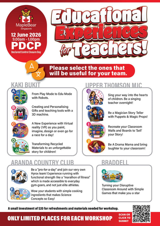 Educational Experiences for Teachers - PDCP 12 June 2026